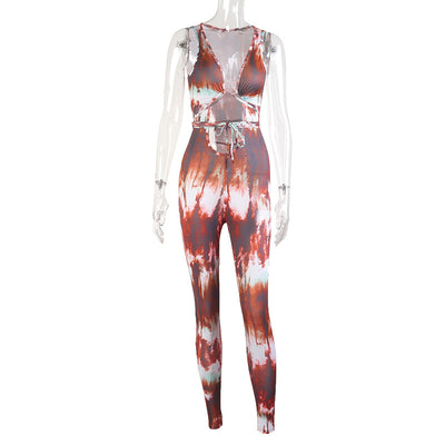 Enterizo casual con tirantes y diseño tie-dye - Image 10