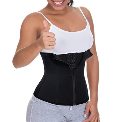 Faja Corset Neopreno con Cierre de Cremallera Triple - Modelador Corporal Postparto Fitness - Image 3