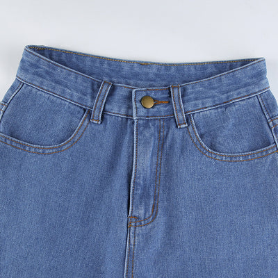 Pantalones Vaqueros Acampanados Cintura Alta Ajustados - Image 16