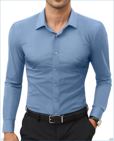 Camisa Social Blanca Elástica Talla Grande Hombre - Bestseller Amazon - Image 7