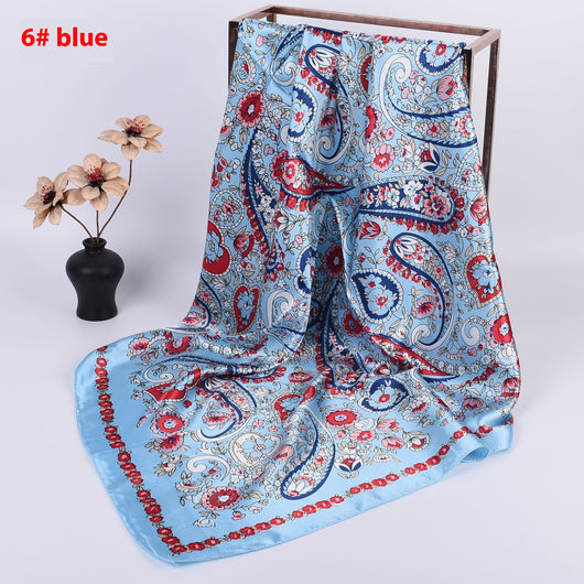 Pañuelo de Seda Estampado Anacardo Xinjiang Grande - Image 18