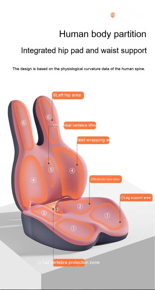 Cojín Elevador Lumbar para Asiento de Conductor - Respaldo Acolchado Universal - Image 28