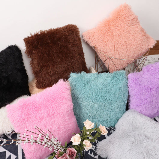 Almohada de Cristal Suave en Colores Lisos - Image 5