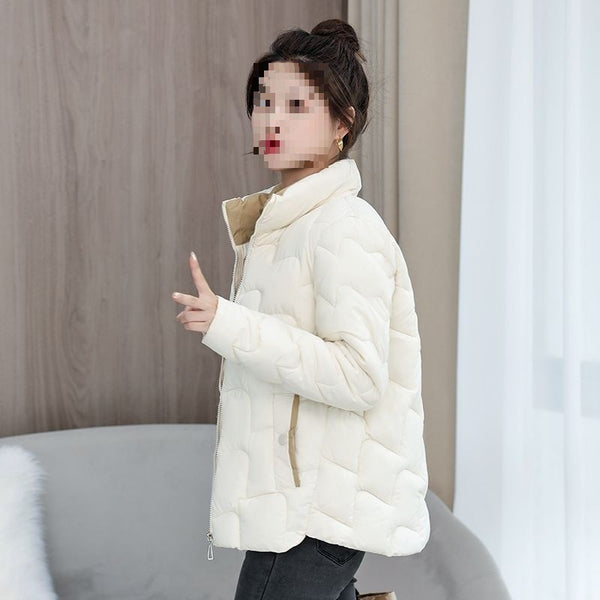 Abrigo Acolchado de Algodón Estilo Coreano para Mamás