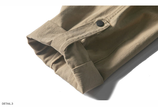 Pantalones Casuales Holgados con Detalles de Patchwork para Hombre - Image 21