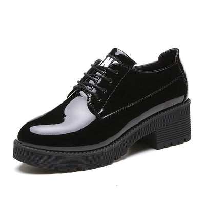 Zapatos Oxford Mocasines Mujer Cuero PU Brogues Vintage Cómodos - Image 4