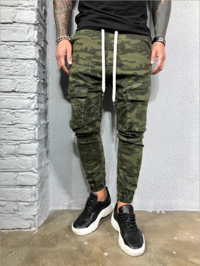 Jeans Micro-elásticos Camuflaje con Bolsillos - Estilo Explosivo Tendencia - Image 10