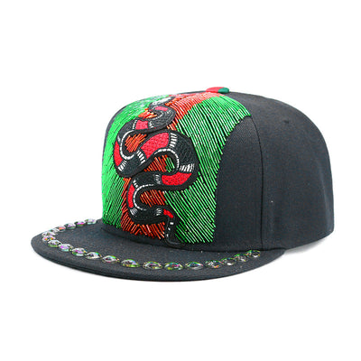 Gorra de Béisbol Hip Hop con Cadena Cruzada - Image 5