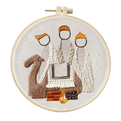 Kit de Bordado Religioso Retro DIY - Material Completo - Image 4