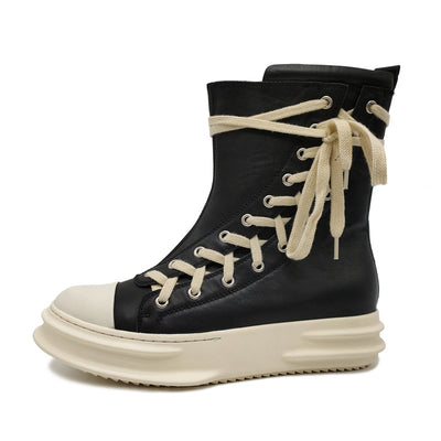 Botas Martin de Cuero con Cordones y Plataforma Elevadora - Image 11