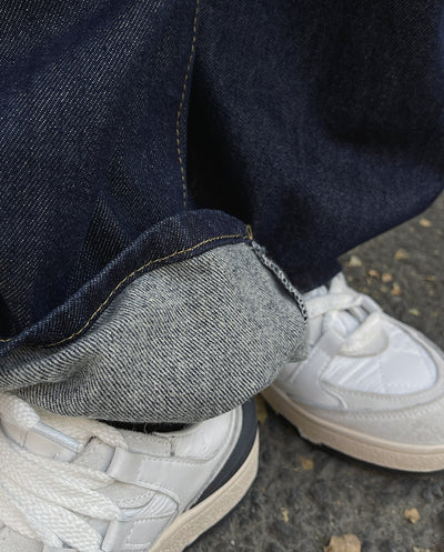Jeans Cintura Alta Pierna Ancha Casual para Mujer - Image 8