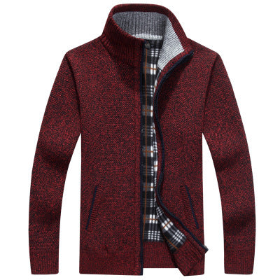 Cardigan de Cuello Alto para Hombre - Suéter Elegante y Versátil - Image 6