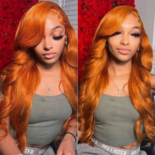 Diadema de Cabello Rizado Ondulado Naranja - Extensión Capilar Voluminosa Tipo Real - Image 14