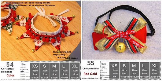 Disfraz Navideño para Mascotas con Corbatín y Moño de Mariposa - Image 41