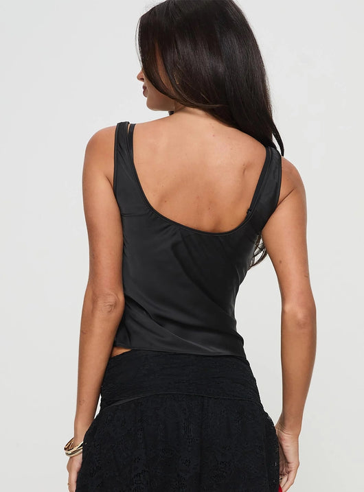 Conjunto de Dos Piezas: Top Corto sin Mangas con Encaje y Brasier Escotado - Image 30