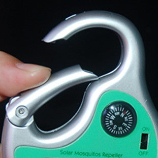 Repelente Ultrasónico de Mosquitos con Carga Solar Portátil - Image 4