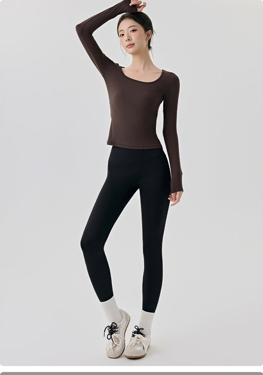 Pantalones Yoga Mujer Cintura Alta con Soporte de Cadera 3D y Control Abdominal - Image 14