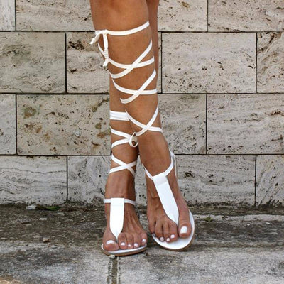 Sandalias Planas con Tiras Finas Estilo Europeo - Chanclas Cómodas para Verano - Image 5