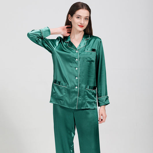 Pijama de Seda para Mujer 19 Momí - Conjunto de Dos Piezas - Image 2