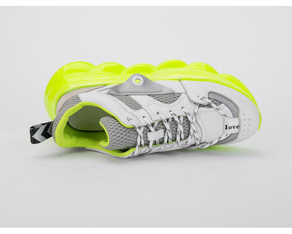 Zapatos Casuales para Papá Estilo Europeo con Detalles Fluorescentes