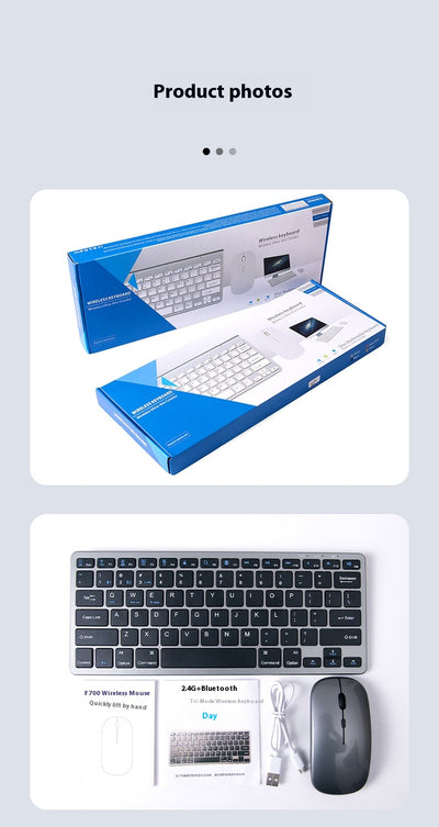 Kit Teclado y Ratón Inalámbrico Ultra Delgado Recargable Silencioso - Image 21