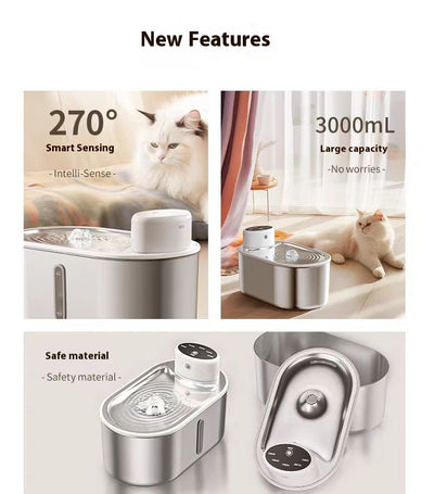 Fuente de Agua Automática para Mascotas con Sensor Infrarrojo - Image 11