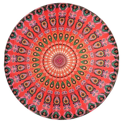 Tapiz Mandala Redondo - Pañuelo Decorativo Versátil - Image 3