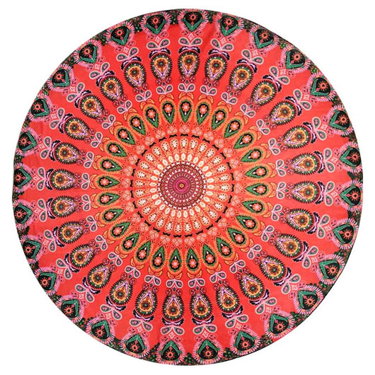 Tapiz Mandala Redondo - Pañuelo Decorativo Versátil - Image 3