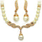 Conjunto de Joyería Nupcial con Alas de Ángel, Collar y Aretes de Perlas Elegantes, Estilo Coreano