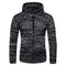 Sudadera con capucha a rayas para hombre