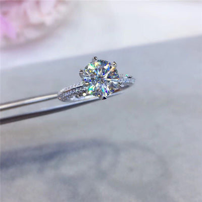Anillo de Diamante Moissanita Fidelidad - Brillo Eterno - Image 8