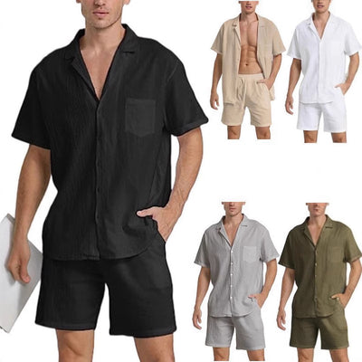 Conjunto Deportivo de Verano para Hombre - Shorts y Camiseta
