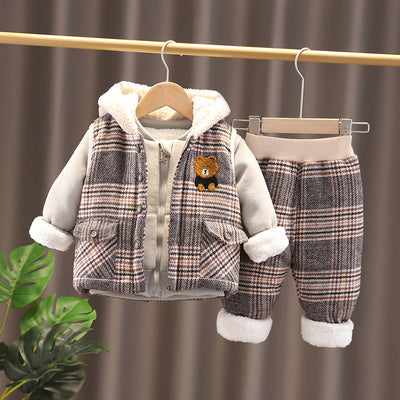 Conjunto de Tres Piezas Infantil Velvet Premium - Image 7