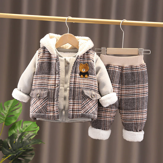 Conjunto de Tres Piezas Infantil Velvet Premium - Image 7