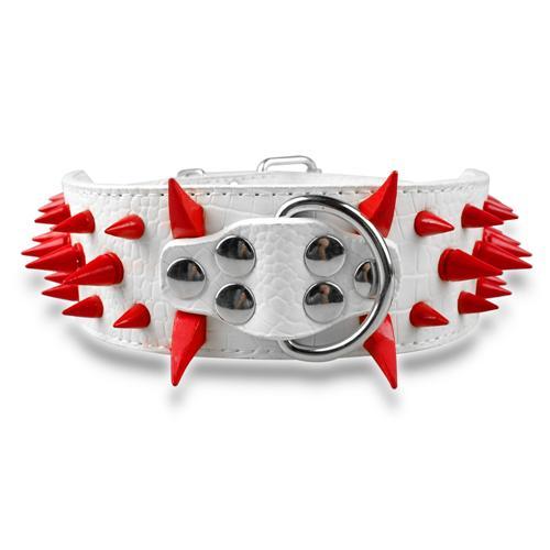 Collar de Cuero para Perro Grande con Púas Negras - Image 9