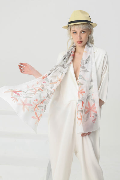 Pañoleta de Seda Chifón Larga - Elegancia y Versatilidad - Image 11