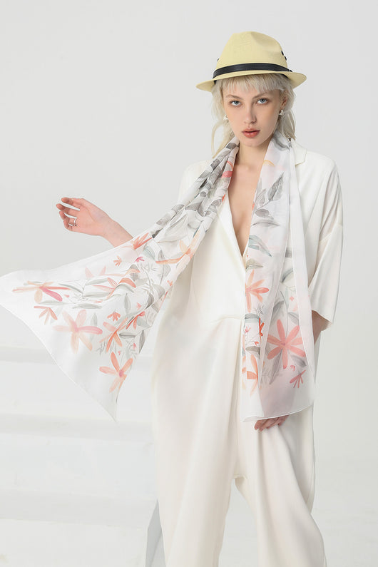 Pañoleta de Seda Chifón Larga - Elegancia y Versatilidad - Image 11