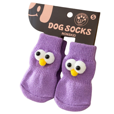 Calcetines Antideslizantes para Mascotas con Ojos Grandes y Diseño Adorable - Image 14