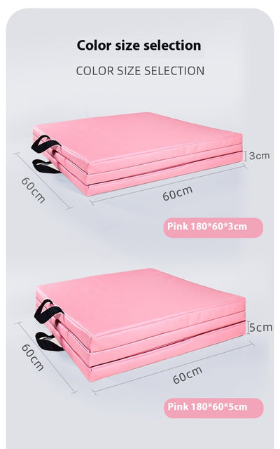 Tapete de Gimnasia Plegable Antideslizante para Entrenamiento en Casa - Image 10