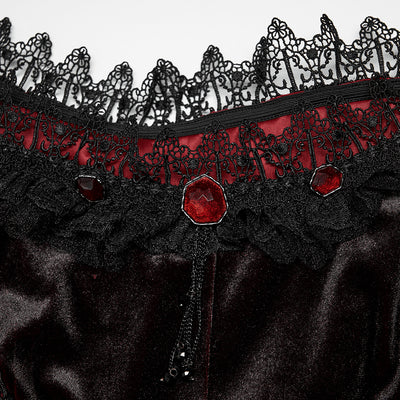 Vestido Formal de Cuello Único con Degradado Gótico - Image 9