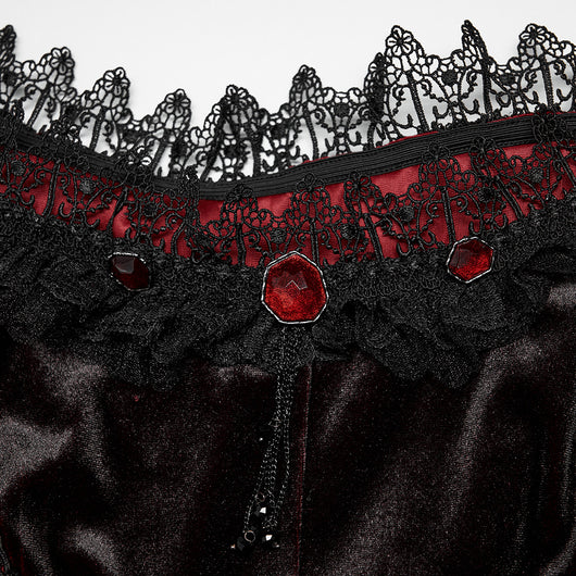 Vestido Formal de Cuello Único con Degradado Gótico - Image 9
