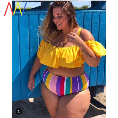 Traje de Baño Talla Grande Realzador para Mujer - Image 7