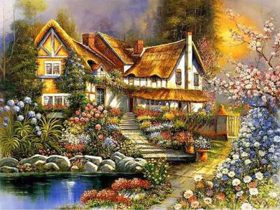 Cuadro de Diamantes Paisaje para Decoración del Hogar - Image 8