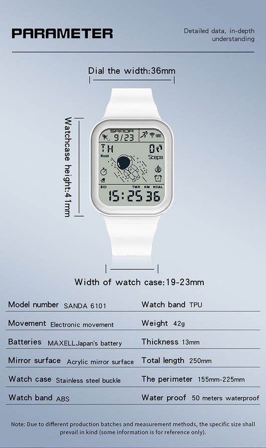 Reloj Deportivo Impermeable con Contador de Calorías y Pasos - Image 14
