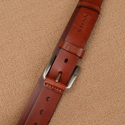 Cinturón de Cuero Genuino para Hombre con Hebilla de Pasador - Image 3