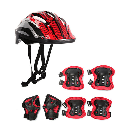 Set Completo de Protección para Patinaje: Casco y Rodilleras