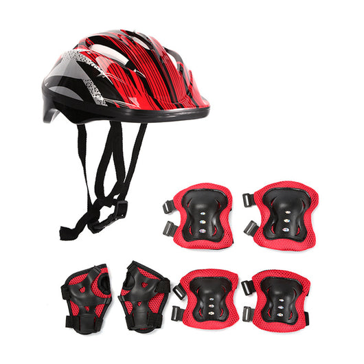 Set Completo de Protección para Patinaje: Casco y Rodilleras