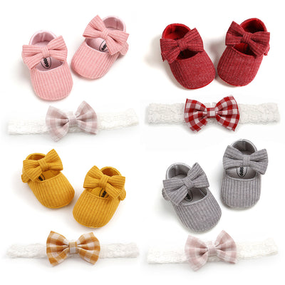 Zapatos para Bebé Niña Primeros Pasos Suela Suave Algodón Princesa - Image 9