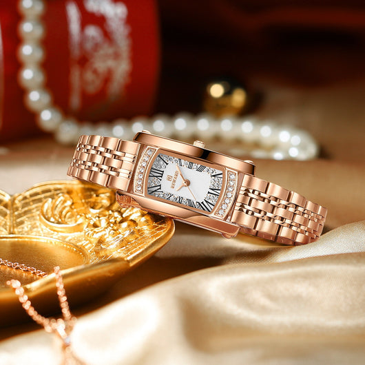 Reloj de Pulsera Cuarzo Mujer Resistente al Agua - Lujo Asequible