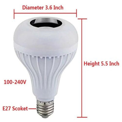 Lámpara LED Inteligente RGB con Bluetooth y Control Remoto - Image 6